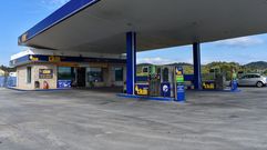 La estaci�n de Caldas de Reis, ubicada en Godos, en la que se produjo el segundo intento de robo. 