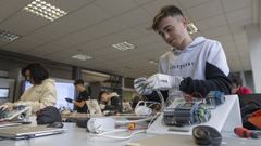 Alumnado de FP en el Polit�cnico de Santiago