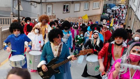 Desfile de entroido de Fisterra, en imaxe de arquivo