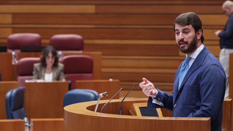 El exvicepresidente de la Junta de Castilla y Len y portavoz de Vox en las Cortes, Juan Garca-Gallardo.