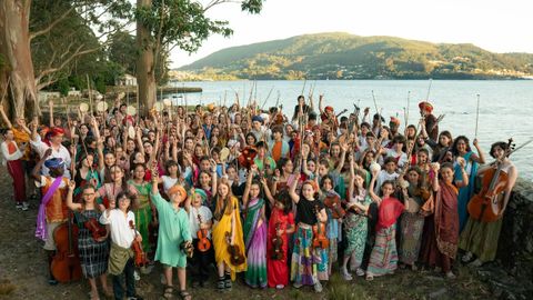 Imagen de archivo del campamento San Sim�n Fiddle