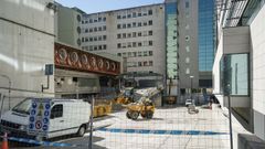 Imagen de agosto de las obras en el CHUO