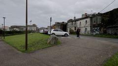 Zona superior del parque de Oza, en la calle Montes