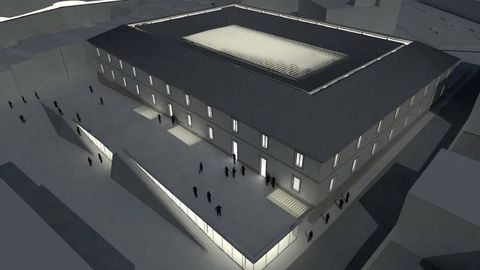 Proyecto de reforma del Cuartel de San Fernando para el museo de la romanizaci�n de Lugo que gan� el concurso en el 2010, obra del estudio Col�n de Carvajal Sol�s y Raquel Buj Garc�a