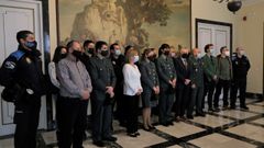 Participantes en la reuni�n de coordinaci�n entre los integrantes de los equipos Viogen de la Guardia Civil y polic�as locales de varios ayuntamientos