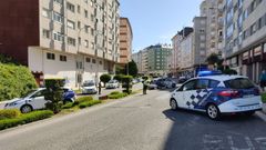 Actuaci�n de la Polic�a Local de Lugo, en una foto de archivo