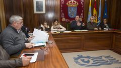 Imagen de archivo de un pleno de Malpica