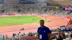 El �rbitro internacional viveirense presenci� el Mundial de atletismo al aire libre de Doha 2019