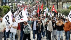 Manifestaciones del 1 de mayo en Galicia