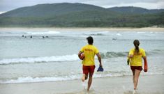La mayor�a de rescates se han producido en la zona de rocas de la playa. 