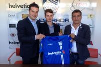 Marcos Sesar, en su presentaci�n, conf�a en continuar de t�cnico.