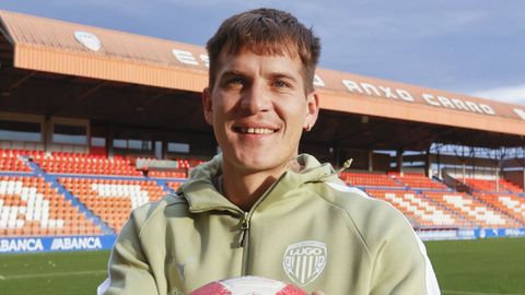 Nico Reniero, en el estadio �ngel Carro de Lugo
