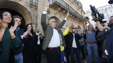 Los ediles del PSOE salieron a darse un ba�o de masas