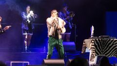 Ortiga namorou en Cai�n co seu concerto, dentro do ciclo Nord�s. A noite refrescaba.