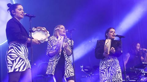 Aida Tarr�o e as irm�s Olaia e Sabela Maneiro