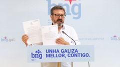 Luis Bar, viceportavoz del BNG en el Parlamento de Galicia.
