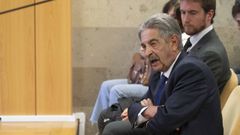 Revilla, durante su comparecencia en el juzgado para el acto de conciliación con el emérito.