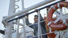 Ricardo Gómez, interpretando a Carlitos, en su última aparición en la serie «Cuéntame».