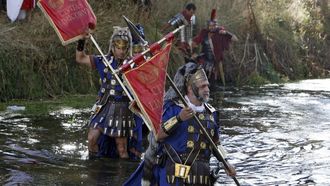 Cruce del Río Lethes en la Festa do Esquecemento de Xinzo