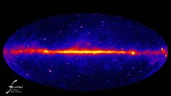 Imagen de la va Lctea con rayos gamma. / NASA/DOE/Fermi LAT Collaboration