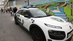 Coche de la Polic�a Local de Foz (imagen de archivo)