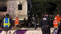 Accidente de un tren un veh�culo en Nueva York
