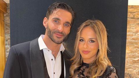 Eddy Insua, con su prometida, Violeta Crespo