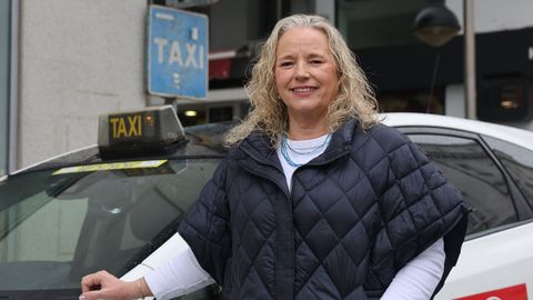 Viri Garc�a, presidenta de Radio Taxi.