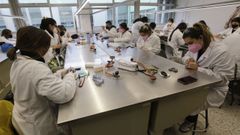 Imagen de archivo de una clase en el CIFP �nxel Casal, de A Coru�a