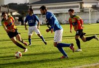 Los locales fueron netamente superiores, sobre todo en el primer tiempo.
