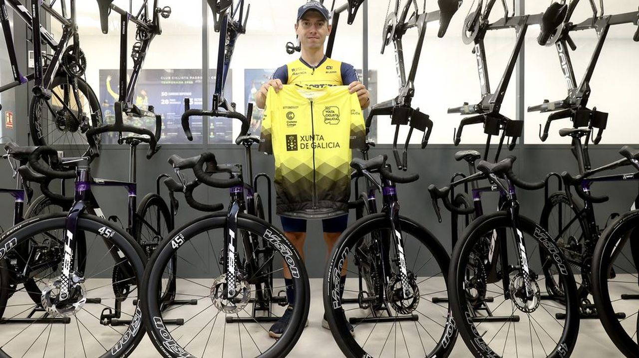 Maksym Bilyi, corredor del Padronés Cortizo y ganador de la Volta a Galicia: «Quiero ser profesional para poder sacar a toda mi familia de Ucrania»