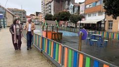 La coordinadora y el concejal de Servizos Sociais, Francisca Vidal y Vicente Mari�o, presentaron el programa de conciliaci�n para Semana Santa

