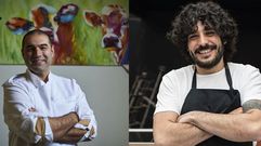 Mart�n Mantilla, a la izquierda, y To�o Lorenzo, candidatos a mejor cocinero gallego