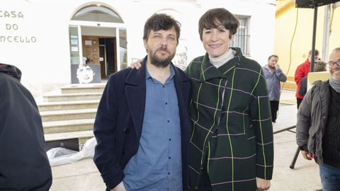 Pontn, con el aspirante a la alcalda de Camarias, Xurxo Rodrguez Baa