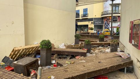 Estado del centro comercial Bonaire en Aldaia, Valencia.