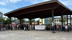 Protesta en Palas de Rei por una atenci�n farmac�utica las 24 horas.