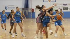 Jugada del CB Laracha-Peleteiro