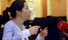 �urea Soto, ayer, en una rueda de prensa en el Concello.