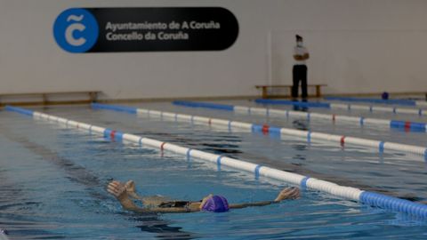 Imagen de archivo de la piscina municipal de Riazor