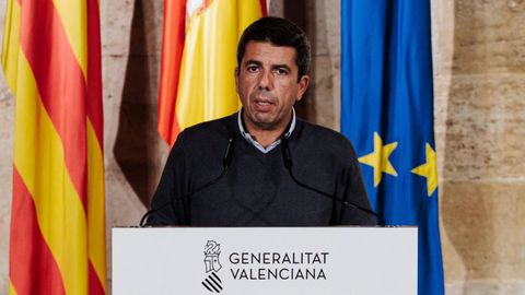 Carlos Mazn, presidente de la Generalitat valenciana