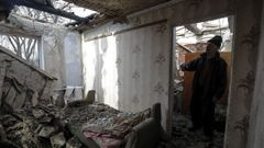 Los habitantes de la poblaci�n de Shevchenkove, situada a unos 10 kil�metros de Mikolaiv, sufrieron un intenso bombardeo el pasado martes