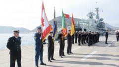Cambio de mando de la SNMG-1 en Cartagena