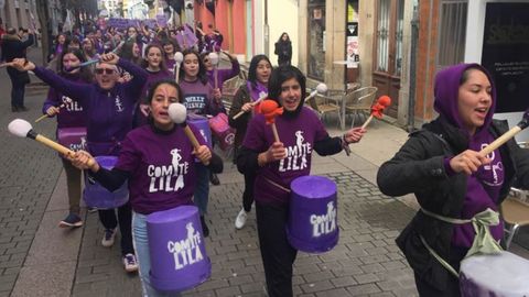 Marcha por el 8M en Ribadeo