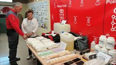 Alijo de drogas aprehendido en un golpe policial este mes de abril, en la operaci�n Basa, en Navarra, Arag�n y el Pa�s Vasco