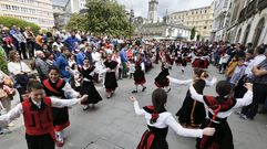 Danza para celebrar o D�a das Letras Galegas