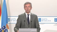 La intervencin de Alfonso Rueda tras bajar Galicia al nivel 2 de emergencia