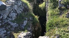 Sima del macizo de �ndara donde localizaron los restos del exguarda de los Picos de Europa Eloy Campillo, desaparecido en 1945