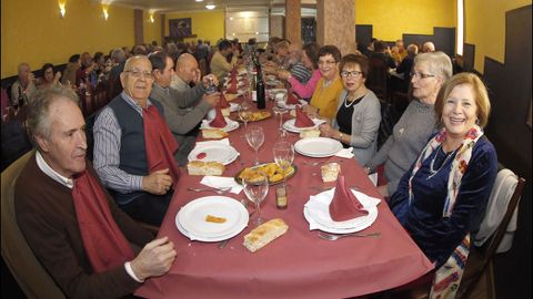 Comida de Reyes para  los mayores de Rianxo