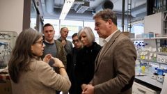 Besteiro, en su visita al CiQUS.