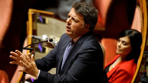 Matteo Renzi, durante una sesin del Parlamento el pasado julio.